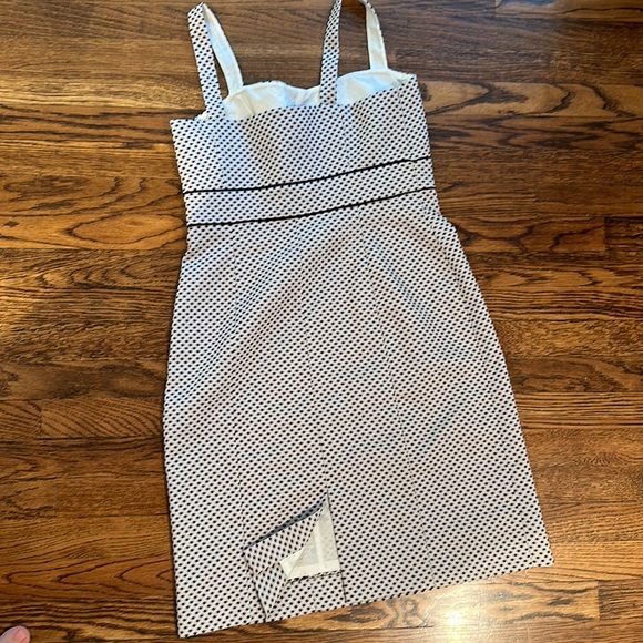 Tahari Levine Isabella Demarco Women's 2 Dress Lined Sheath Pencil White/Blk - Picture 5 of 5